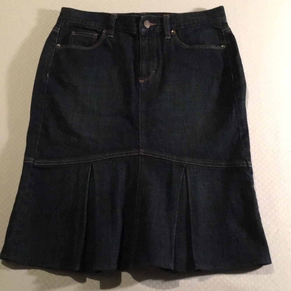 Ralph Lauren Denim Skirt with Pleats